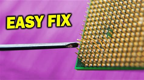 quickly  easily fixed  ryzen  cpus  bent pins