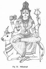 Hindu Hinduism Outline Deities Devi Paintings Drawing Goddess Sketches Goddesses Tanjore Parvati Amman Shiva Lord Vishnu Kerala Mural Shivaya Namah sketch template