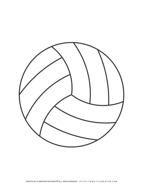 volleyball template planerium