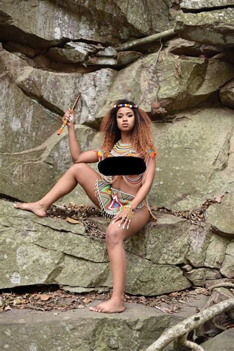 south african lady goes so sexy to celebrate zulu culture