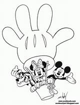 Coloring Mouse Mickey Pages Clubhouse Popular sketch template