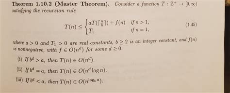 Solved 1 67 Find An Exact Closed Form Formula For T In Each