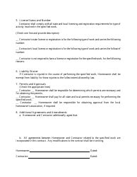 simple home repairs contract template fill  sign