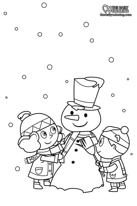 winter coloring pages  daily coloring