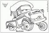 Mcqueen Mater Lightning Tow Saetta Primanyc Cars2 sketch template