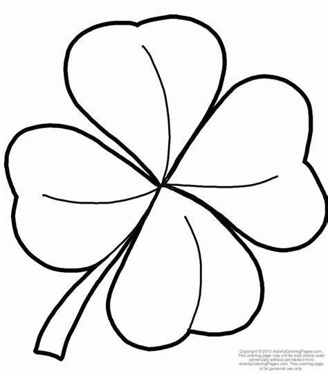 picture   leaf clover coloring home