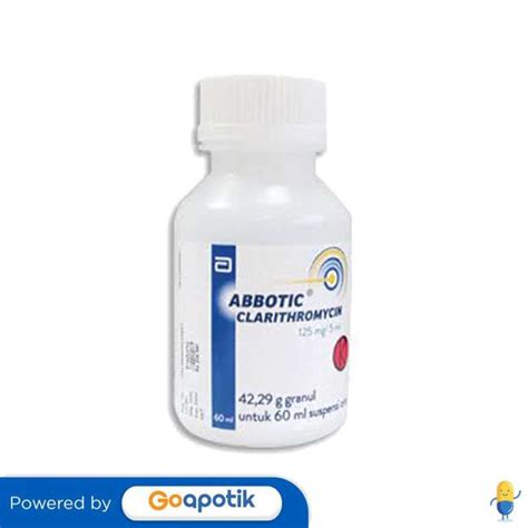 jual abbotic clarithromycin  mgml syrup  ml  seller apotek
