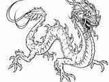 Dragon Coloring Pages Face Getcolorings Chinese Color sketch template