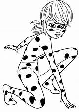 Ladybug Miraculous Coloring Pages Youloveit sketch template
