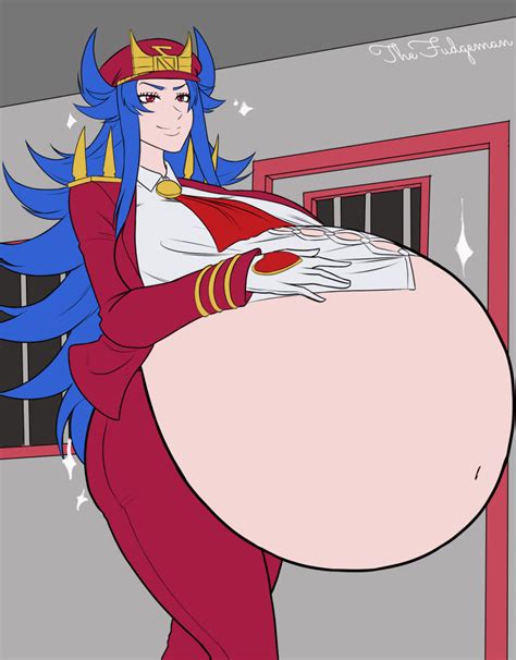 Rule 34 Animated Animated Belly Stuffing Massive Belly Momoko