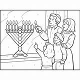 Number Hanukkah Coloring sketch template