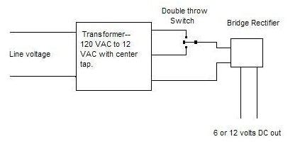schematic battery charger transformer wiring diagram
