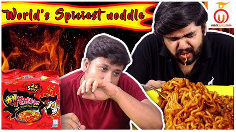 Spicy Noodles Challenge 🔥 Kannada 2x Extreme Spicy Unbox Karnataka