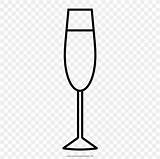 Glass Champagne Drawing Wine Stemware Ausmalbild Save Favpng sketch template