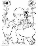 Coloring Book Pages Easter Lamb Printable Popular Printing Help Coloringhome sketch template