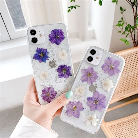 real pressed flower iphone case finishifystore