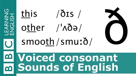 english pronunciation voiced consonant     smooth youtube