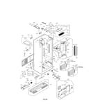 lg model lfxst bottom mount refrigerator repair replacement parts