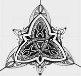 Coloring Pages Triquetra Template sketch template