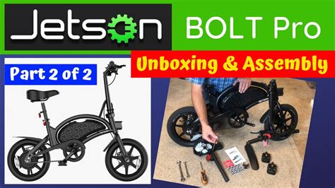 jetson bolt pro electric bike assembly youtube