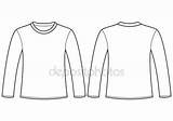 Larga Plantilla Sleeved Camisas Plantillas Sp sketch template