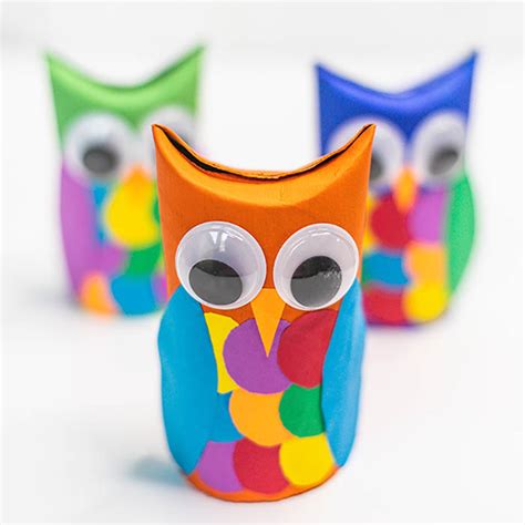 owl toilet paper roll craft easy toilet paper roll crafts