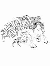 Pegasus Pages Coloring Printable sketch template