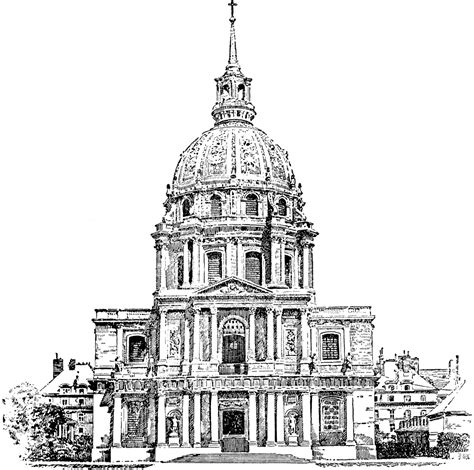 hotel des invalides clipart