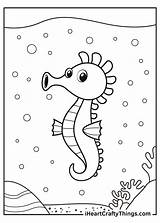 Seahorse Iheartcraftythings sketch template