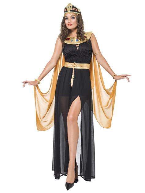 Ladies Sexy Egyptian Queen Cleopatra Costume Womens Fancy Dress Outfit