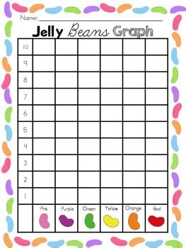jelly bean graphing sorting  differentiated questions  casey