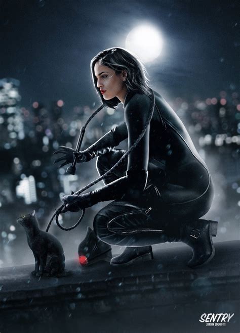 Fanart Eiza Gonzalez As Catwoman By Artist Sentry Designs
