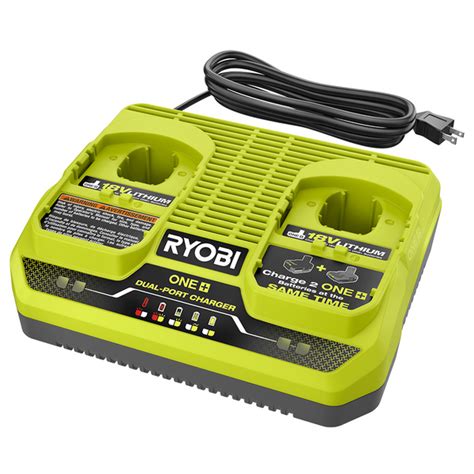 Ryobi 18v 18 Volt Dual Chemistry Lithium Ion Nicad One Battery Charger
