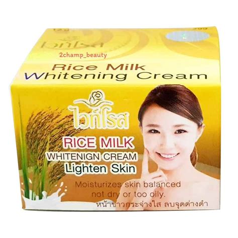 Rice Milk Whitening Cream Lighten Skin 12gm