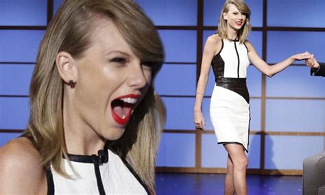 Taylor Swift Puts On Leggy Show For Late Night With Seth Meyer Daily