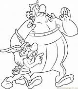 Asterix Obelix Coloring sketch template