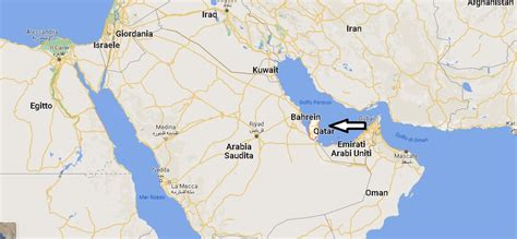 dove  trova qatar mappa qatar dove  trova