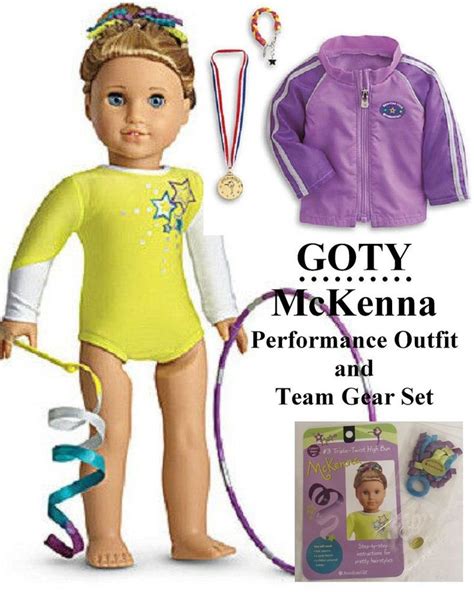American Girl Goty Mckenna Performance Outfit And Team Gear Lot Retired