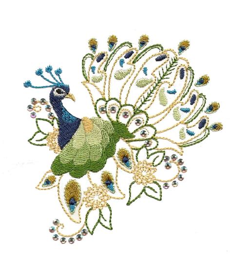 peacock embroidery embroidery designs machine embroidery
