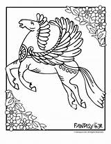 Pegasus Pages Ausmalbilder Ausmalbild sketch template