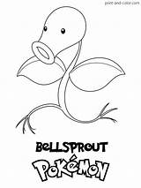 Printable Bellsprout sketch template