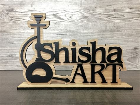 shmansh logo shisha art gift design