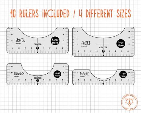 shirt ruler template