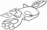 Kyogre Coloriage Groudon sketch template