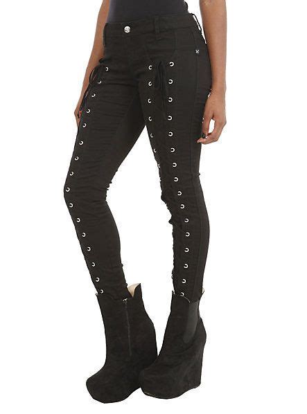 Royal Bones Lace Up Skinny Jeans Hot Topic Clothes