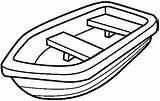 Boat Coloring Pages Printable Row Clipart Simple Rescue sketch template