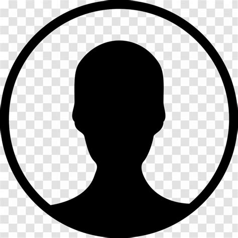 user profile silhouette black transparent png
