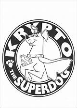 Coloring Pages Krypto sketch template
