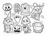 Flash Printable Colouring Animalcrossing Collected 선택 보드 Tresa sketch template