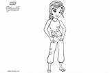 Lego Friends Mia Coloring Pages Sketch Kids Printable sketch template